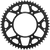 Supersprox Steel Rear Sprocket - 53 Tooth RFE-210-53-BLK