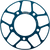 Supersprox Edge Rear Sprocket Insert - Blue - 45 Tooth RACD-829-45-BLU