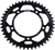 Supersprox Edge Rear Sprocket - Black - 45 Tooth RFA-1792-45-BLK