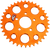 Renthal Rear Sprocket - Aluminum - 40 Tooth - Orange - Ktm 480--415-40P-OR