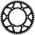 Supersprox Rear Sprocket - Black - Honda - 52 Tooth RAL-210-52-BLK