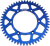 Supersprox Rear Sprocket - Blue - Yamaha - 51 Tooth RAL-245-51-BLU