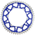 Moto-Master Fusion Series Dual Ring Rear Sprocket - 48 Tooth - Blue 620123448