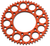 Renthal Rear Sprocket - Aluminum - 52 Tooth - Orange 224U-520-52GPOR