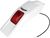 Ufo Enduro Rear Fender With 21/5W Light - White HO03611041