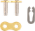 Moto-Master Gp 420 - Connecting Link - Clip - Gold 21342041
