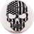 Figurati Designs Swing Arm Covers - Contrast Cut - American Flag Skull - Custom FD27-SS-SKUL-CC