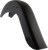 Klock Werks Benchmark Rear Fender - Vicla - Smooth - 9" Extended Rear - Black KWF-02-0310