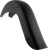 Klock Werks Benchmark Rear Fender - Vicla - Frenched - 9" Extended Rear - Black KWF-02-0313