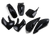 Ufo Replacement Body Kit - Black - Kawasaki - Klx '02-'09 KA37002001