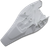 Ufo Mx Rear Fender - '18-'19 Oem White - Husqvarna - Tc '18-'24 HU03383-041