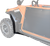Powermadd Fender Flare Extension Kit - Front 62001