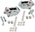 Hawg Halters 4-Piston Caliper - Dual Disc - Front - Chrome FKDDCC551