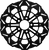 Sbs Designed By Kodlin Brake Rotor - Black - Rear 7153E-B