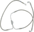 Drag Specialties Brake Line - Front (Lower/Upper) - Stainless Steel 1741-1794