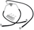 Drag Specialties Brake Line - Front - Black - +10" 1741-2513
