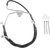Drag Specialties Brake Line - Front (Lower/Upper) - Black 1741-2514