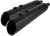 Khrome Werks 4-1/2" Hp-Plus Slip-On Mufflers - Black With Edge - Touring 202885