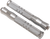 Accutronix Knurled Foot Pegs - Rigid Mount - Front - Chrome PF121-KGC