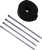 Cycle Performance Prod. Lava Rock Exhaust Wrap Kit - Metallic Black - 2" X 25' CPP/9242