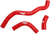Cv4 Performance Radiator Hose Kit - Red - Suzuki SFSMBC100R