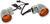 Drag Specialties Bullet Turn Signal Lights - Rear - Chrome - Harley-Davidson 2020-1378