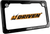 Driven Racing License Plate Frame - Black DFLP-01