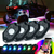 Brite-Lites Led Rock Light Kit - Rgb And Bluetooth BL-RGBROCK4