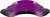 Klock Werks Kolor Flare Windshield - 8" - Purple - '98-'13 Fltr KWW-01-0694