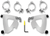 Memphis Shades Road Warrior Mounting Kit - Polished - Flhr MEK2040