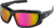Bobster Pch Convertible Goggle - Black - Crimson/Pink/Yellow Mirror Lens BPCH002