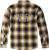 American Biker American Biker Mr Piston Flannel Shirt - Brown - Large ABBPISTON01ST61BRLR