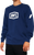 100% Icon Long-Sleeve Fleece Sweatshirt - Navy - Large 20026-00017