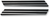 Joker Machine Saddlebag Latch Inserts - Black/Silver 04-501-2