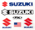 Factory Effex Jersey Iron-On Kit - Suzuki 28-82400