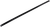 Garland Black Replacement Slide - Uhmw - Profile 26 - Length 55.00" - Ski-Doo 26-5500-1-01-01