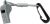 Atlantis Whistle With Clip - Grey A2709C