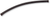 Drag Specialties Braided Hose - Black - 3/8" - 6' DS-096673