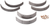 Drag Specialties Front Brake Linings And Rivets DS-325396