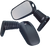 Kimpex Mirror - Side View - Rectangular - Black - Pair - Arctic Cat 283989