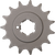 Parts Unlimited Countershaft Sprocket - 15 Tooth - Kawasaki K22-2707