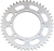 Parts Unlimited Rear Sprocket - 45 Tooth - Kawasaki K22-3702G