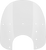 Memphis Shades Fats Windshield - 17" - 9" Headlight Cutout - Clear MEP3620