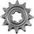 Renthal Front Sprocket - Grooved - 12 Tooth - Kawasaki 337--520-12GP