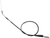 Motion Pro Black Vinyl Throttle Cable - Pull - '08-'11 Outlander 400 10-0133