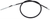 Motion Pro Black Vinyl Brake Cable - Honda 02-0186