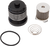 Pc Racing Flo "Spin-On" Oil Filter - Black with Polished Fins - Aprilia/BMW/Buell/H-D/Moto Guzzi/Yamaha PCS4BC