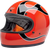 Biltwell Gringo Helmet - Flames - Competition Orange - Large 1002-593-504