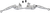 Psr Journey Adjustable Lever Set for Harley Models - Chrome 12-00606-20