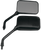 Emgo Mirror - GP Deluxe - Side View - Short - Rectangle - Black 20-78253